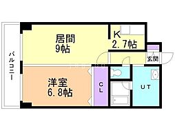 SOARRIDGE 1LDKの間取図画像