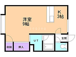 ルネッサンスビレッジ 1Kの間取図画像