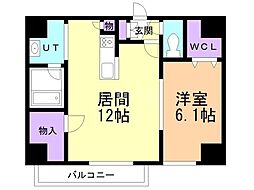 LUCYHOUSE2 1LDKの間取図画像