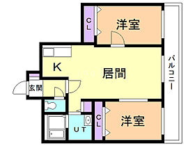 3階 / 2LDK / 57.84㎡