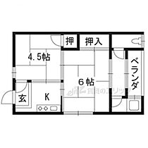 岡本荘 103 ｜ 京都府京都市西京区樫原中垣外（賃貸アパート2K・1階・18.00㎡） その2