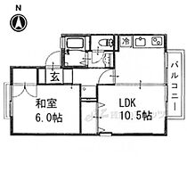 京都府京都市西京区大枝中山町（賃貸アパート1LDK・2階・36.45㎡） その2