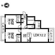 Ｓ‐Ｒｏｓｅｔｔｅ 103 ｜ 京都府京都市右京区太秦一町芝町（賃貸アパート2LDK・1階・57.55㎡） その2