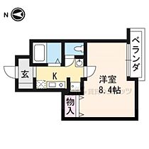 Ｊ・シーダ花園 303 ｜ 京都府京都市右京区太秦安井小山町（賃貸マンション1K・3階・26.70㎡） その1