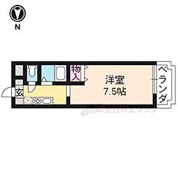 ソレーユコニシ 1Kの間取図画像
