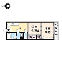 平安ハイツ 305 ｜ 滋賀県大津市馬場2丁目（賃貸アパート2K・3階・38.57㎡） その2