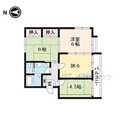京阪石山坂本線 大津市役所前駅 徒歩3分の賃貸マンション 3階3DKの間取り