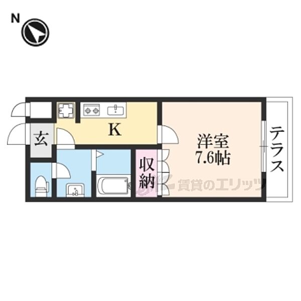 ＥＡＳＥ　ＣＯＵＲＴ 206｜滋賀県犬上郡豊郷町大字安食南(賃貸マンション1K・2階・26.25㎡)の写真 その2