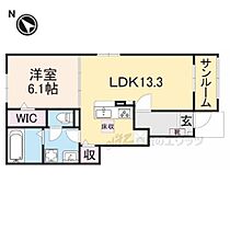 滋賀県近江八幡市若宮町（賃貸アパート1LDK・1階・50.01㎡） その2