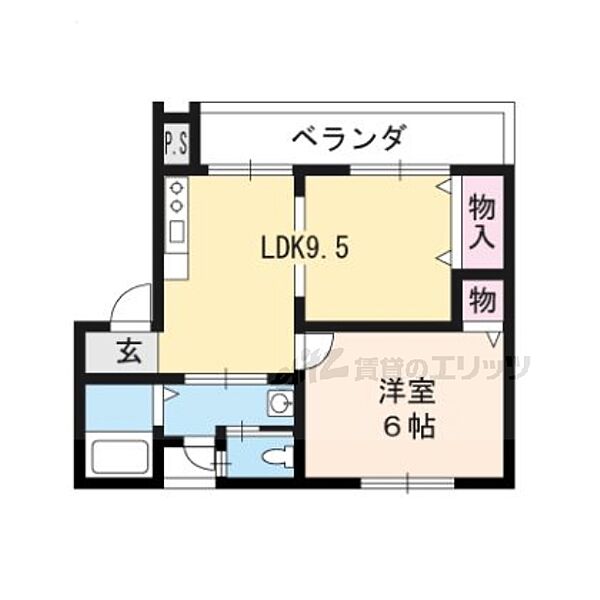 グランコートビワコ D-1｜滋賀県大津市浜大津3丁目(賃貸マンション1LDK・1階・36.99㎡)の写真 その2