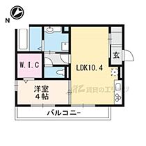 ＳＥＪＯＵＲ　ＯＴＴＳ　ＴＲＯＩＳ 101 ｜ 滋賀県栗東市岡（賃貸アパート1LDK・1階・40.26㎡） その2