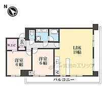 インテリジェントスクエア壱番館 101 ｜ 滋賀県栗東市高野（賃貸マンション2LDK・1階・74.30㎡） その2