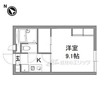 滋賀県彦根市古沢町（賃貸アパート1K・2階・23.18㎡） その2