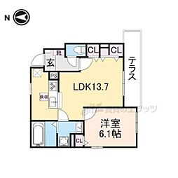間取図画像 1LDK
