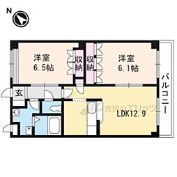 エル・アールK 2LDKの間取図画像