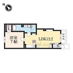 アニメート・トクヨーパート2 1LDKの間取図画像