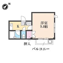 MAX1 1Kの間取図画像