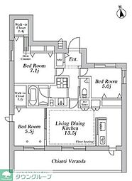間取図画像 3LDK