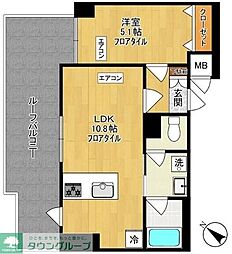 Rosso Corsa -ロッソ コルサ- 1LDKの間取図画像