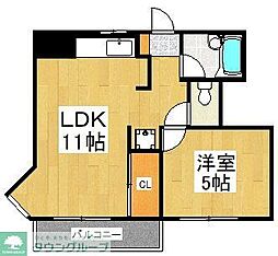アーバンシティ壱番館 1LDKの間取図画像