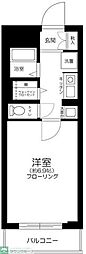 藤和シティコープ祖師谷 1Kの間取図画像