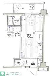 アプレパークス百合ヶ丘 1Kの間取図画像
