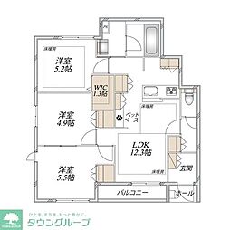 仮)馬絹4丁目メゾン 3LDKの間取図画像