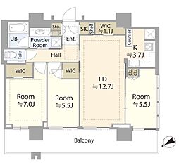 間取図画像 3LDK
