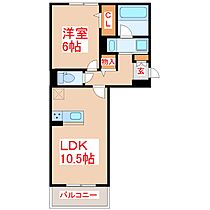 Ｄ－ＲＯＯＭ上之園  ｜ 鹿児島県鹿児島市上之園町9-5（賃貸アパート1LDK・2階・42.63㎡） その2