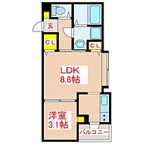 Ａｉｒ／Ｒｏｓｅ  ｜ 鹿児島県鹿児島市高麗町18番地8-2（賃貸マンション1LDK・5階・29.82㎡） その2