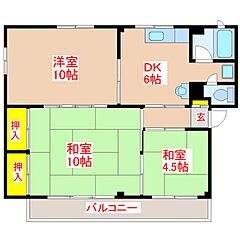 物件の間取り