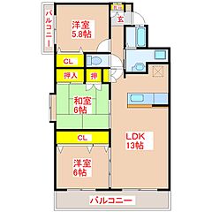 物件の間取り