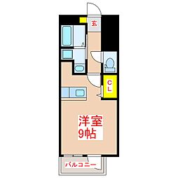 モデナ高麗 ワンルームの間取図画像