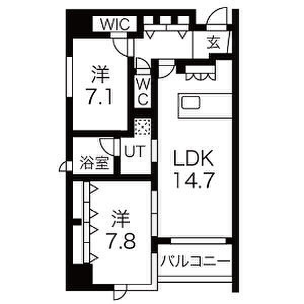 AREX丸の内 ｜愛知県名古屋市中区丸の内2丁目(賃貸マンション2LDK・11階・68.73㎡)の写真 その2