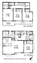 愛甲郡愛川町中津　新築全2棟-2号棟