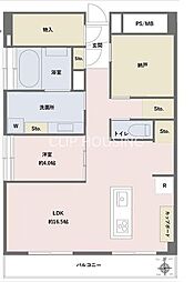 間取図画像 1SLDK
