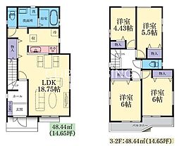 綾瀬市深谷中　新築全3棟-3号棟