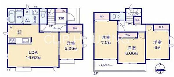 間取りを拡大表示