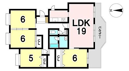 4LDK 間取り