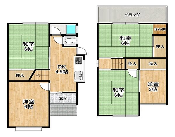間取りを拡大表示