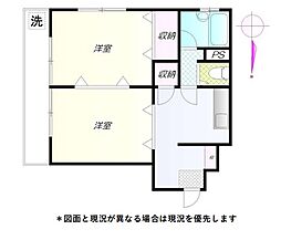 東京メトロ東西線 高田馬場駅 徒歩5分の賃貸マンション 3階2Kの間取り