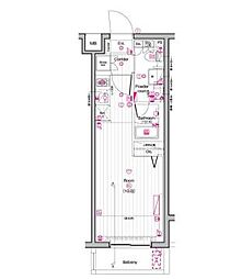 間取図画像 ワンルーム