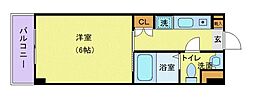 間取図画像 1K