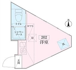 間取図画像 ワンルーム