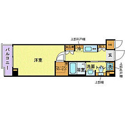 トーシンフェニックス目白 1Kの間取図画像
