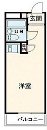ハイシティ高田馬場 ワンルームの間取図画像