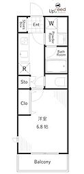 BellusVita 1Kの間取図画像