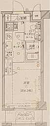ステージファースト上落合 1Kの間取図画像