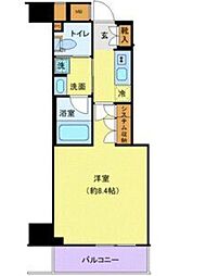 クレイシア新宿中落合 1Kの間取図画像