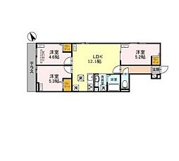 間取図画像 3LDK